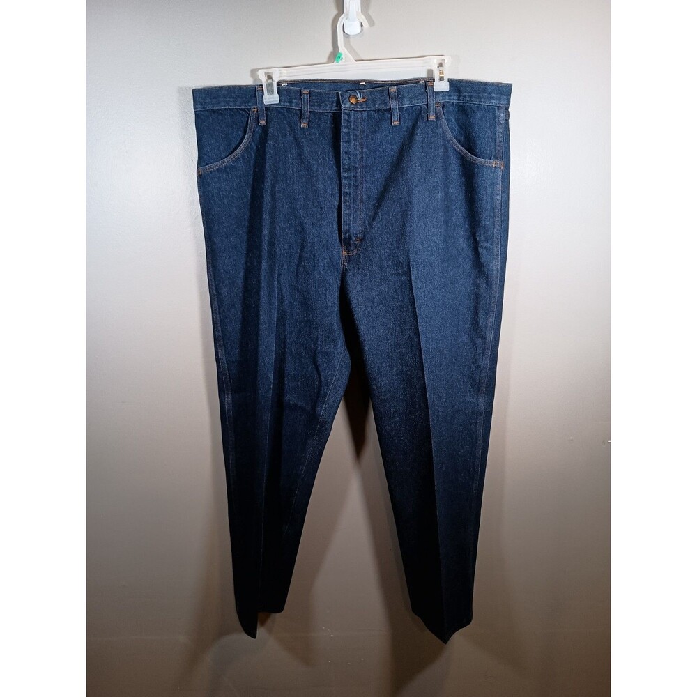 Rustler Mens Medium Wash Regular Fit Jeans Big Tall Size 48 x 30
